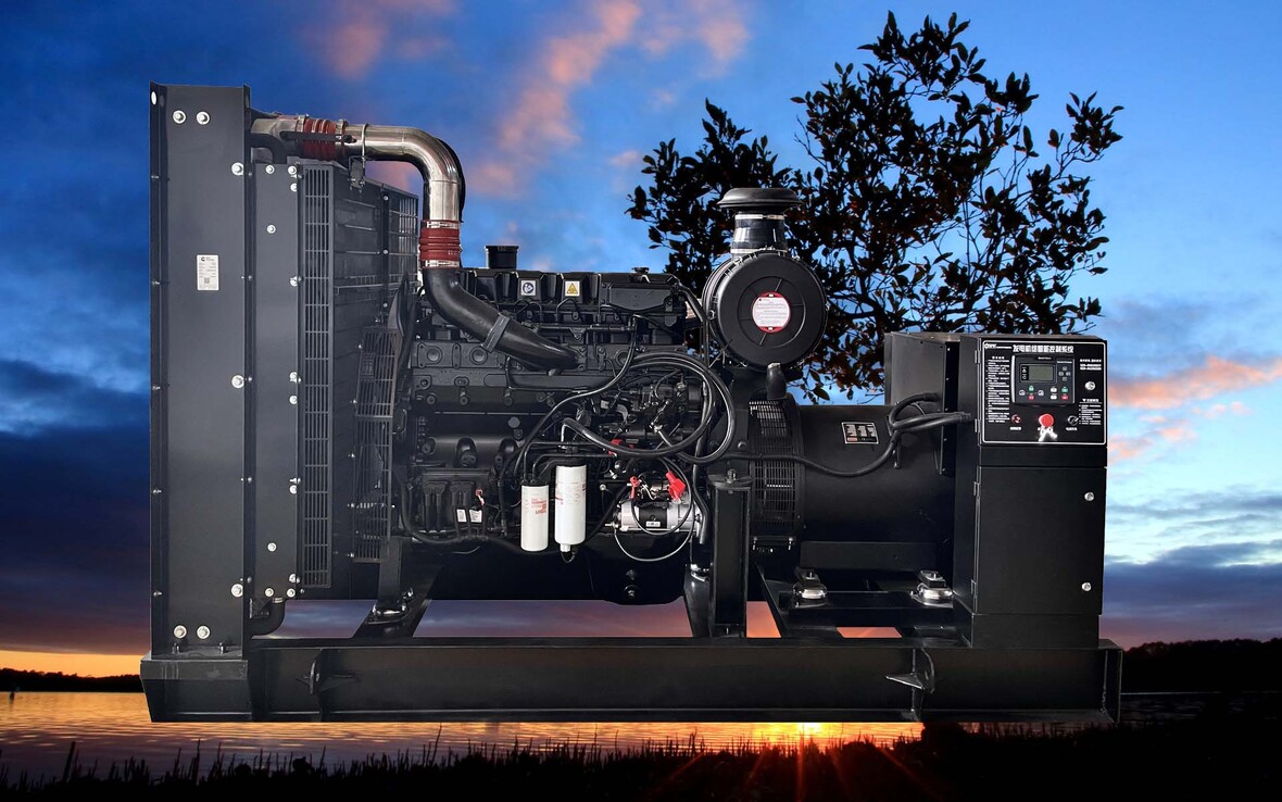 What is the reason for the smoke from diesel generator sets